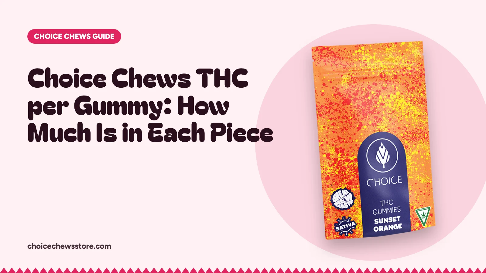 Choice Chews THC per Gummy: How Much Is in Each Piece, Choice Chews guide